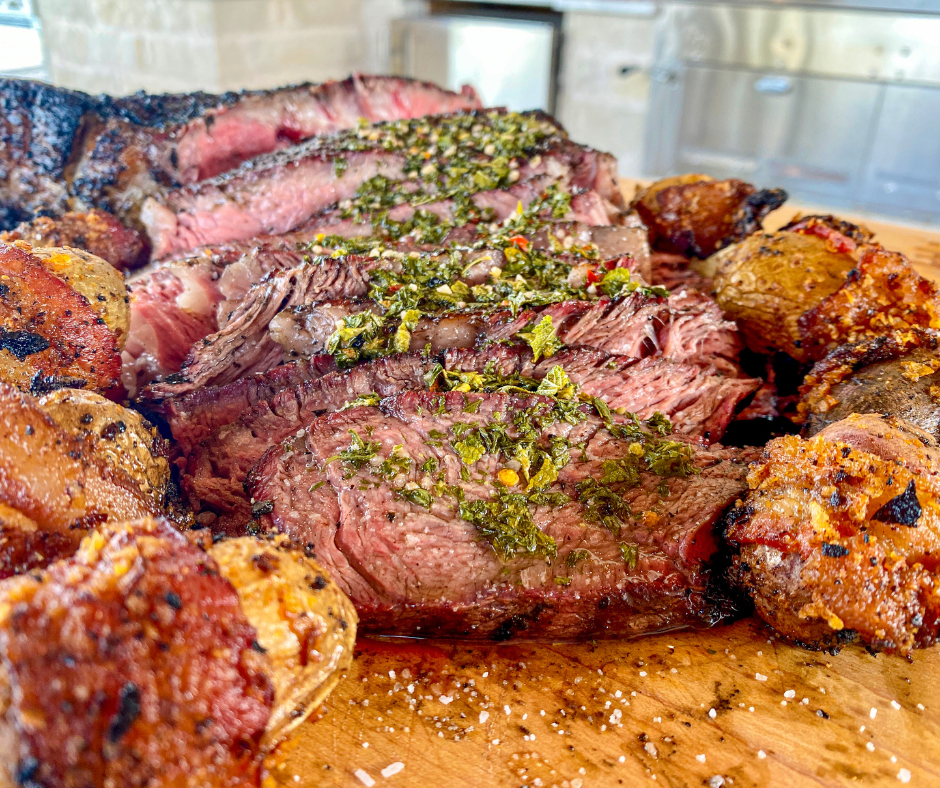Wine-Aged Ribeye with Tallowed Potatoes