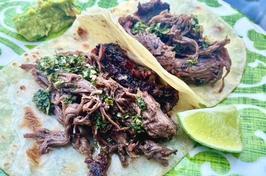 Zesty Ranchero Braised Beef Shank Tacos