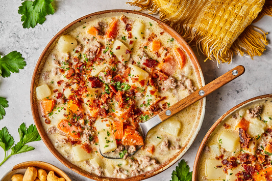 Cattle Call Cheeseburger Soup
